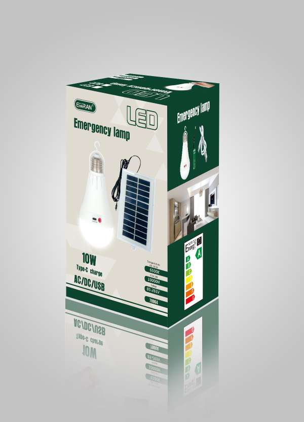 EMRAN torch solar panel emergency bulb EMRAN torch solar panel emergency bulb