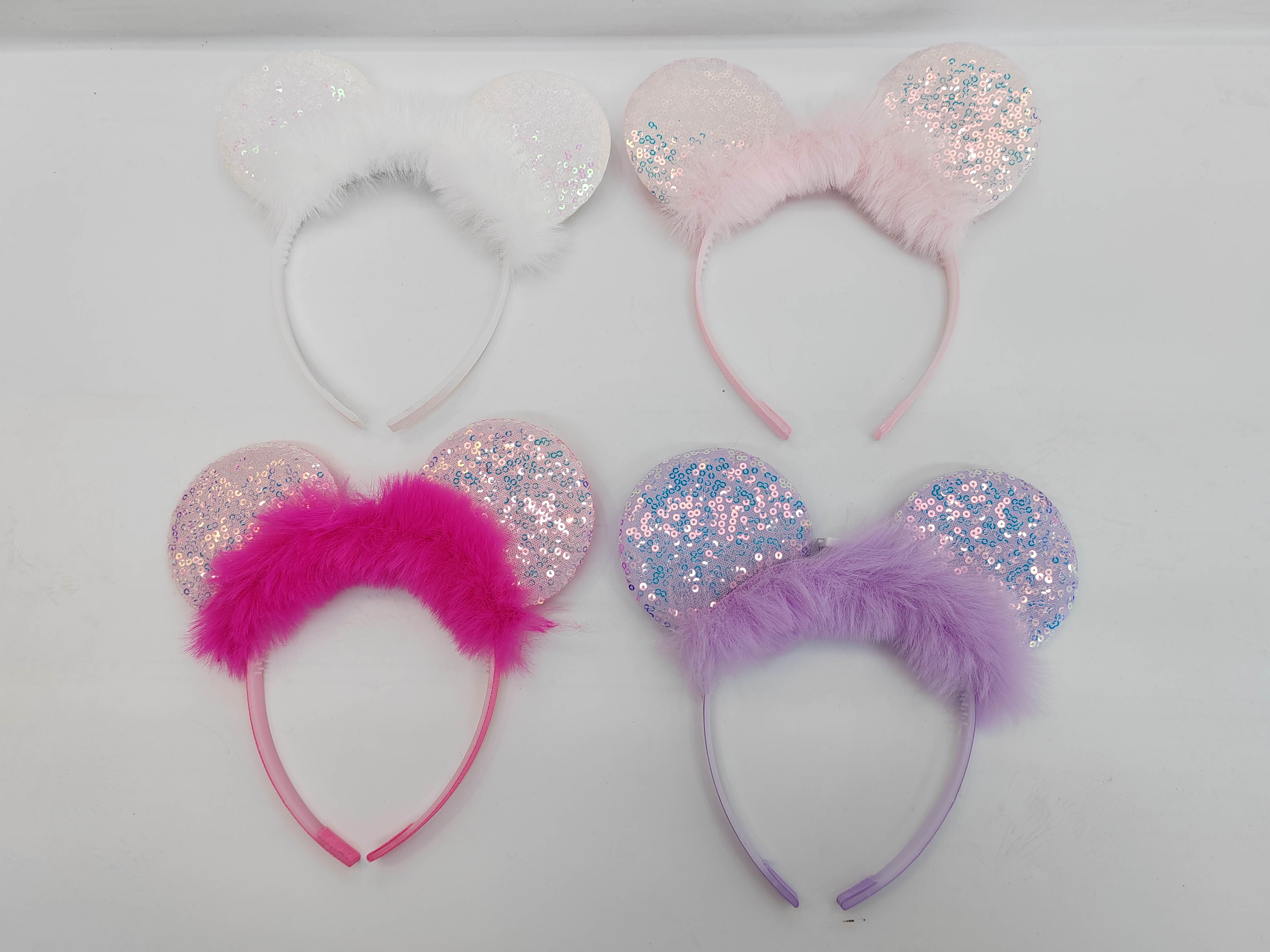 Glowing plush cat ears