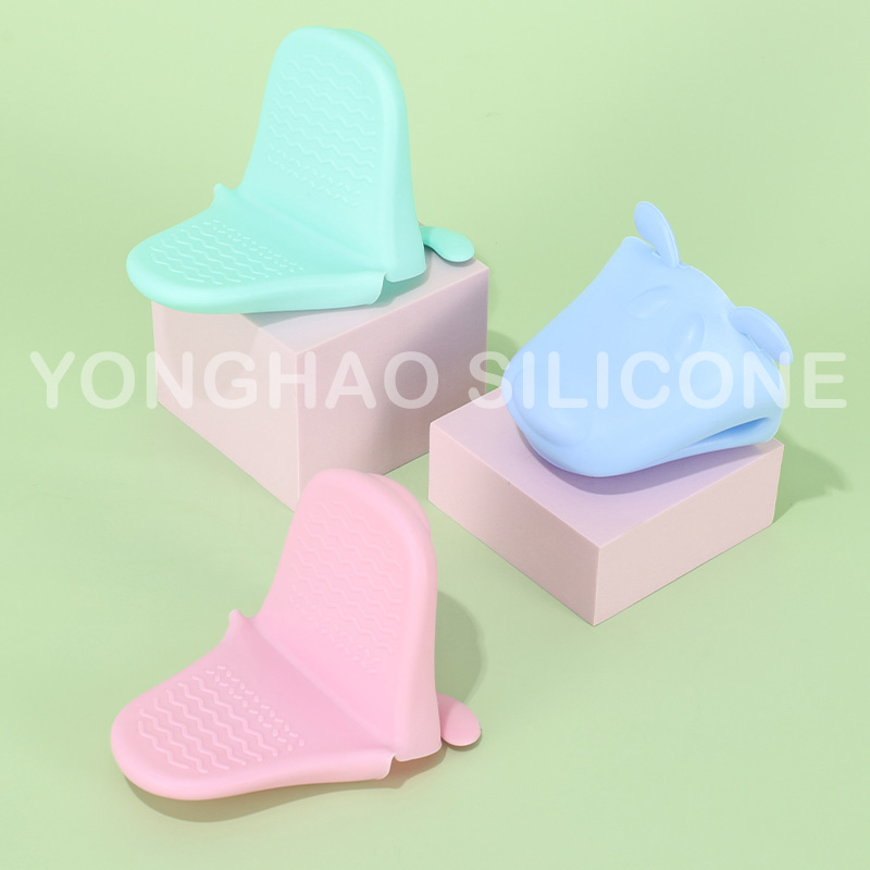 Silicone Finger Protector Mitts Sleeves Baking Oven Gloves白底实物图