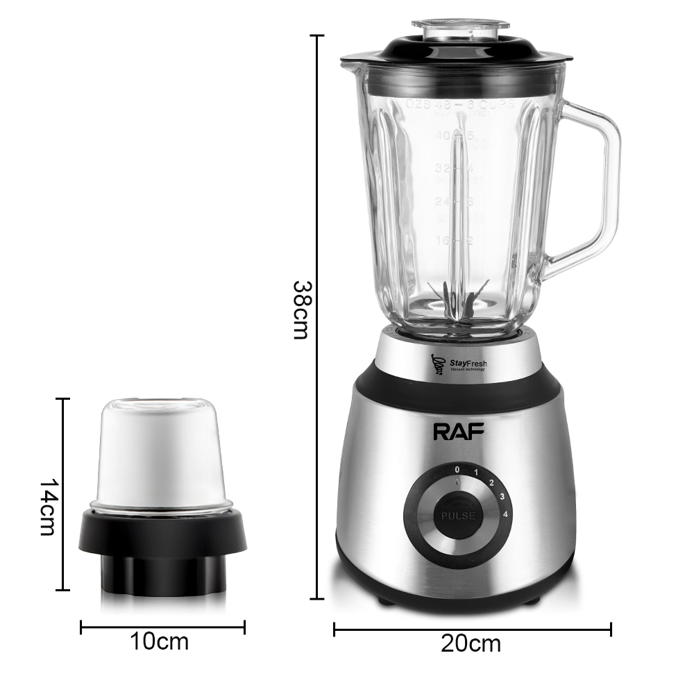 RAF冰沙1.5L破壁机家用果汁料理绞肉机 电动豆浆机搅拌器咖啡研磨详情2