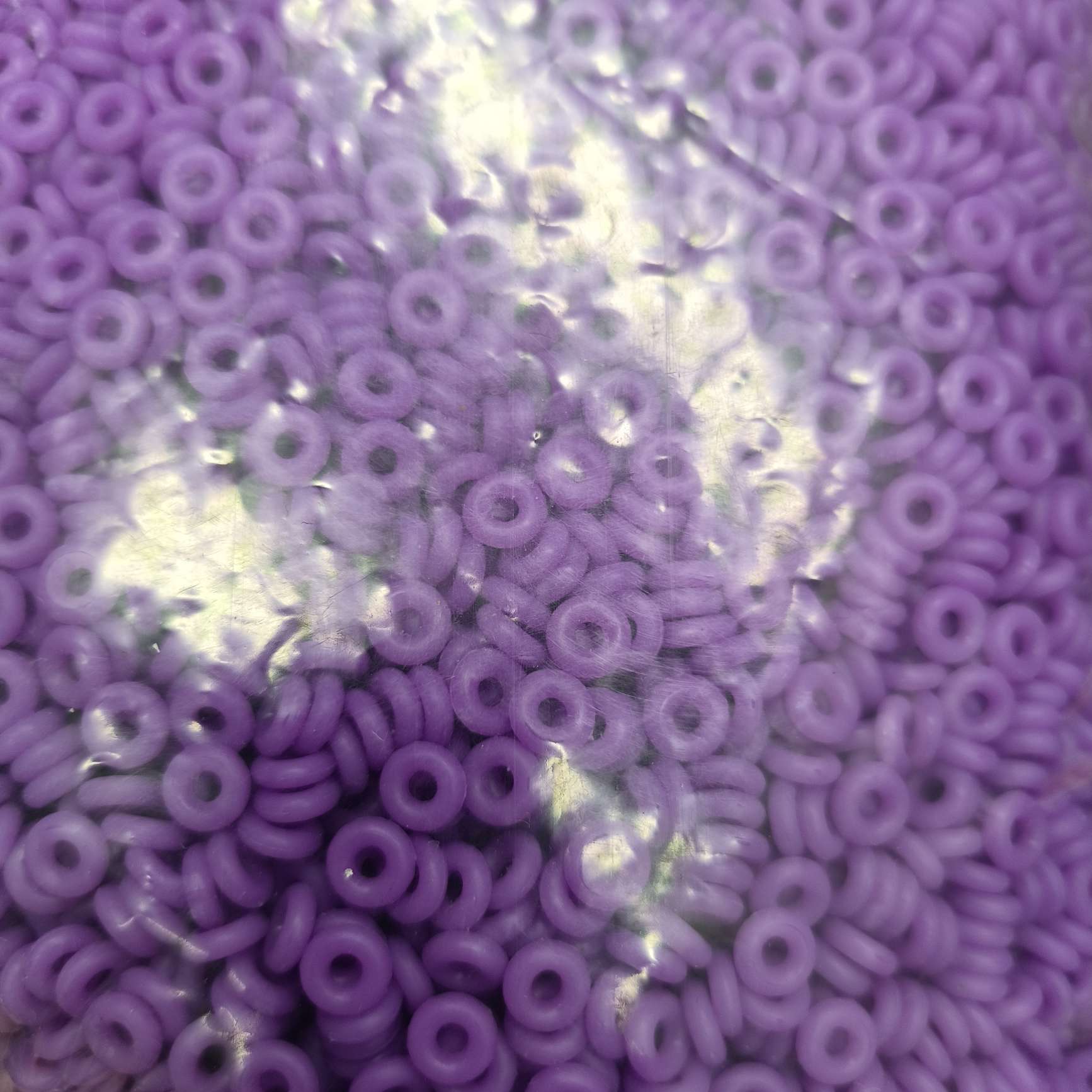 Various specifications of colored silicone rubber rings Specification image