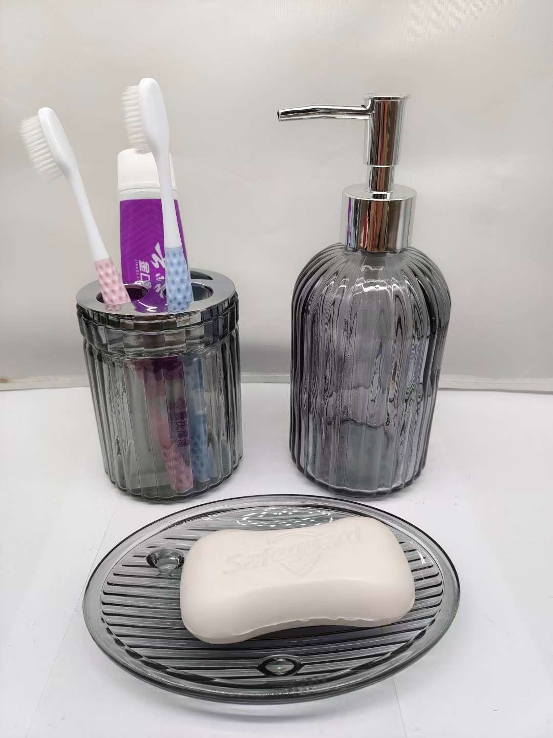 Glass bottle, hand sanitizer bottle, nozzle bottle, glass hand sanitizer bottle Item Picture