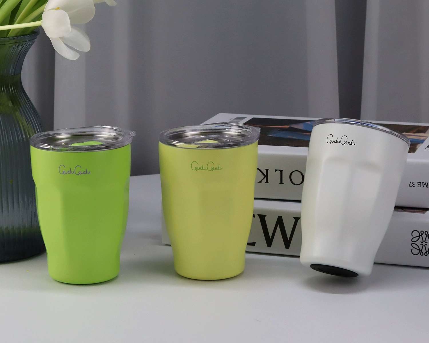 S98-YHSQ6025 Mini GUDU insulated cup, a fashionable and compact coffee cup, a cute portable car cup for ladies detail image 13