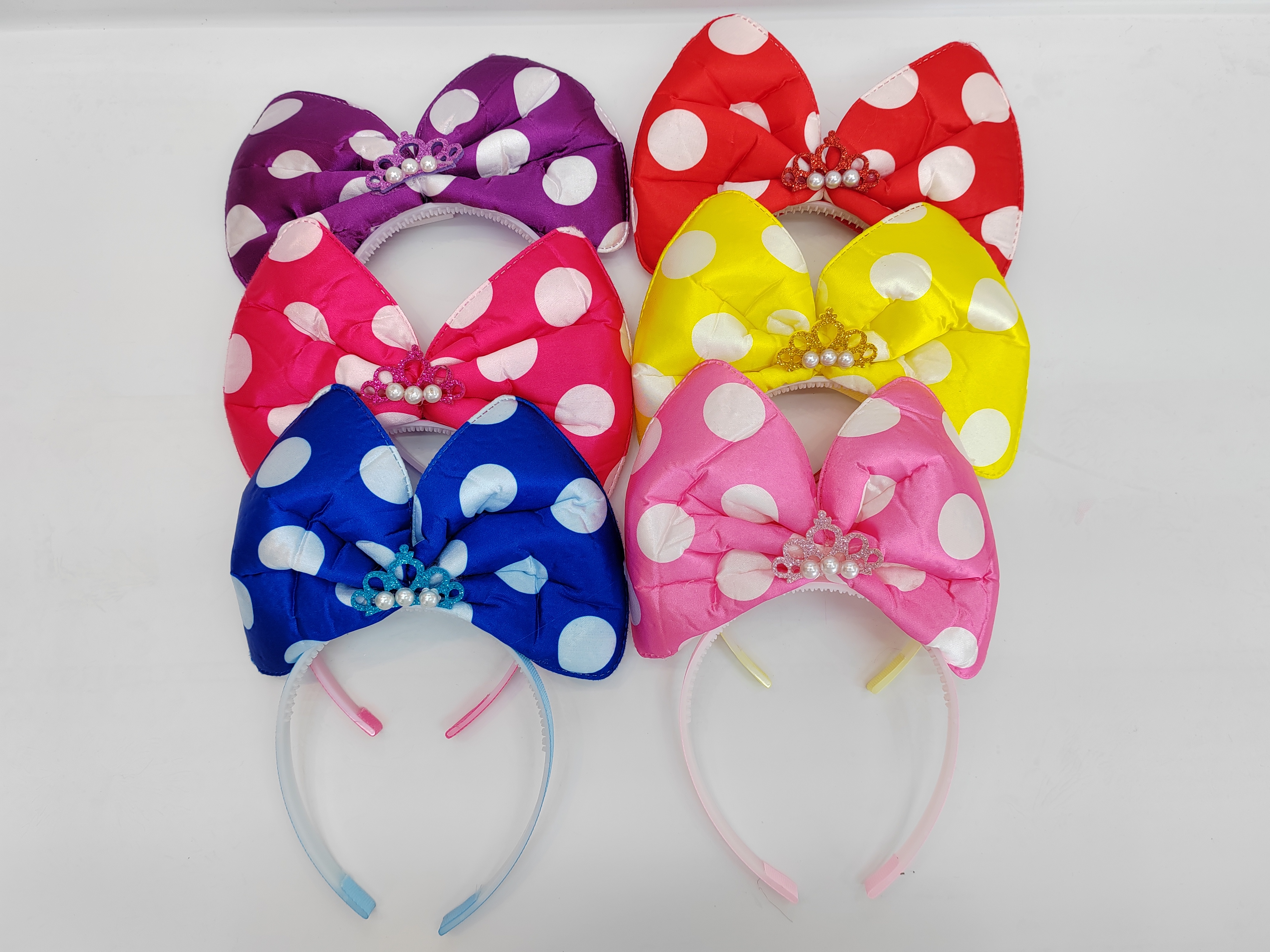 Luminous large bow headband