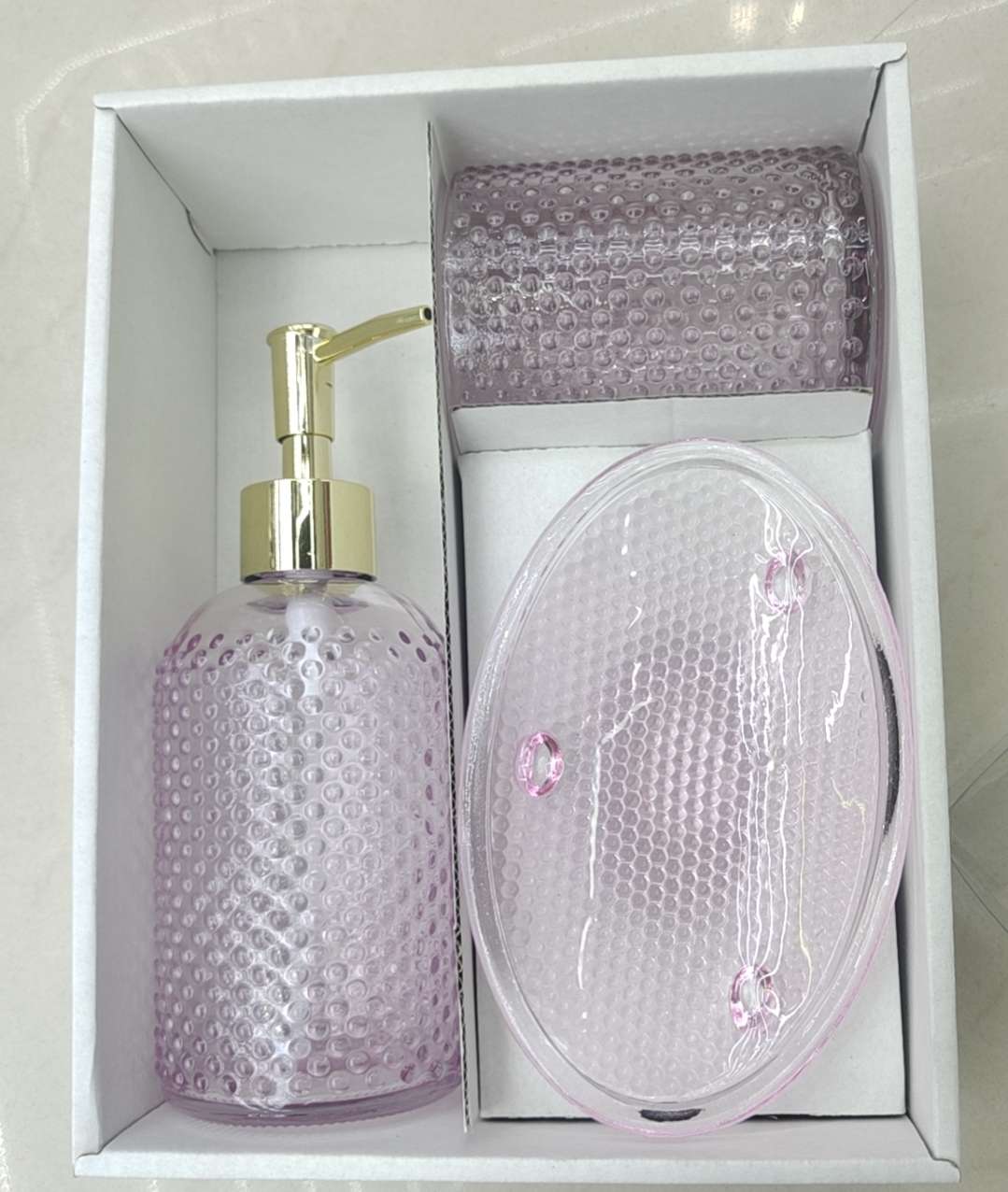 洗手液瓶套装，颜色洗手液瓶套装，洗手液瓶皂碟速开杯