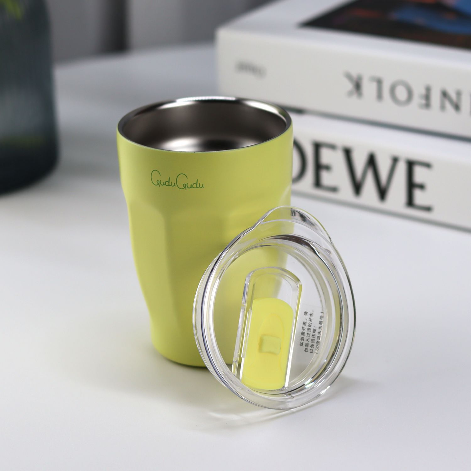 S98-YHSQ6025 Mini GUDU insulated cup, a fashionable and compact coffee cup, a cute portable car cup for ladies detail image 7