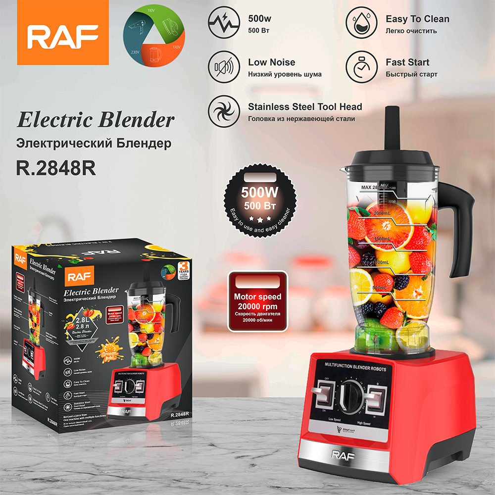 RAF European-standard cross-border multi-functional juicer, household food processor, meat grinder, grinder and flour mill details Picture