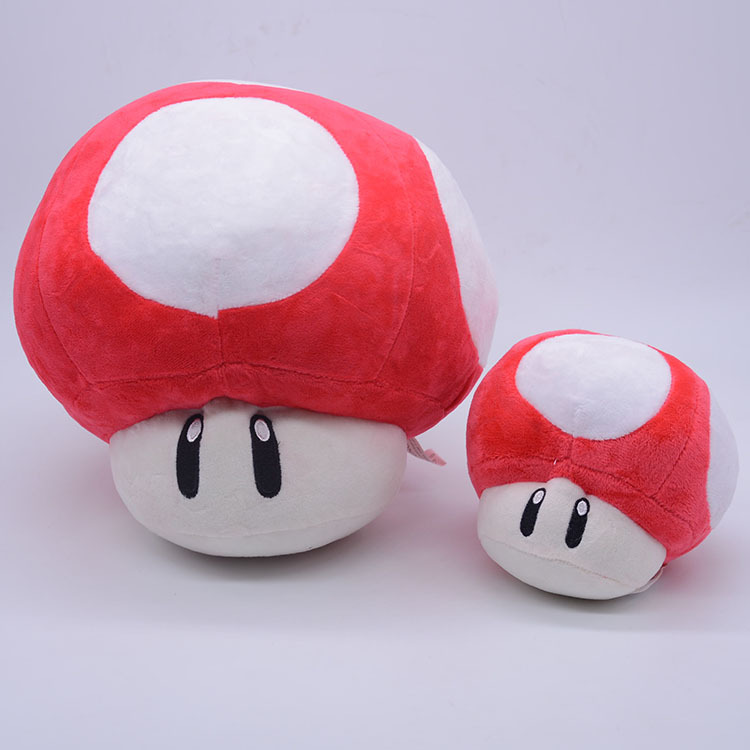 Super Mario Mushroom plush toy doll, decorative mushroom man throw pillow pic 6