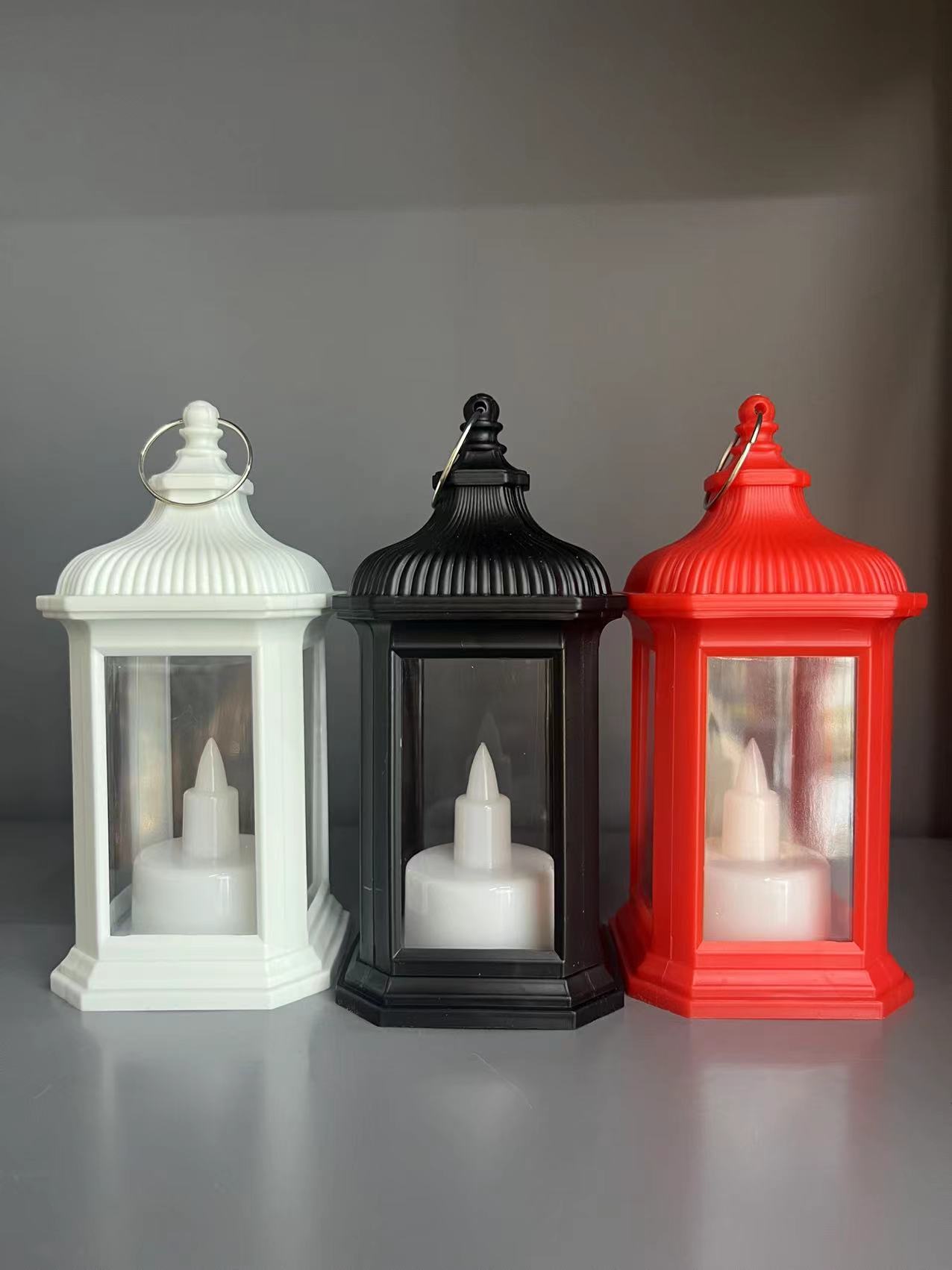 风灯圣诞节日装扮圣诞花圣诞礼品木质挂件跨境小马灯诞树带灯三支蜡烛圣诞球挂件诞节圣诞老人风灯摆件圣树脂圣诞圣圣诞