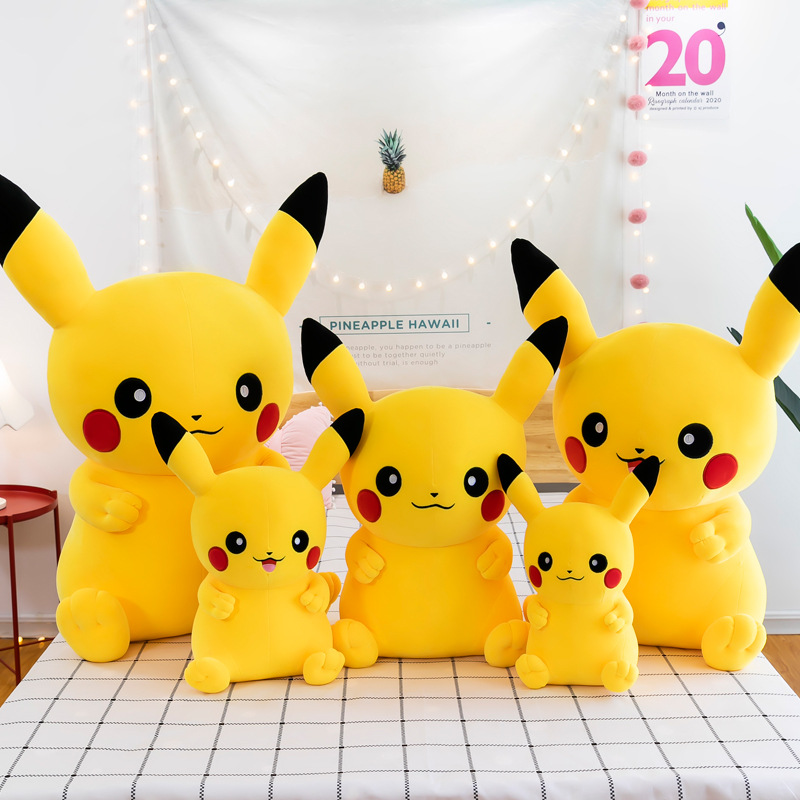 Soft Pikachu elf dolls, plush toys, stuffed dolls, large claw machines, gift manufacturers, wholesale for foreign trade Item Picture