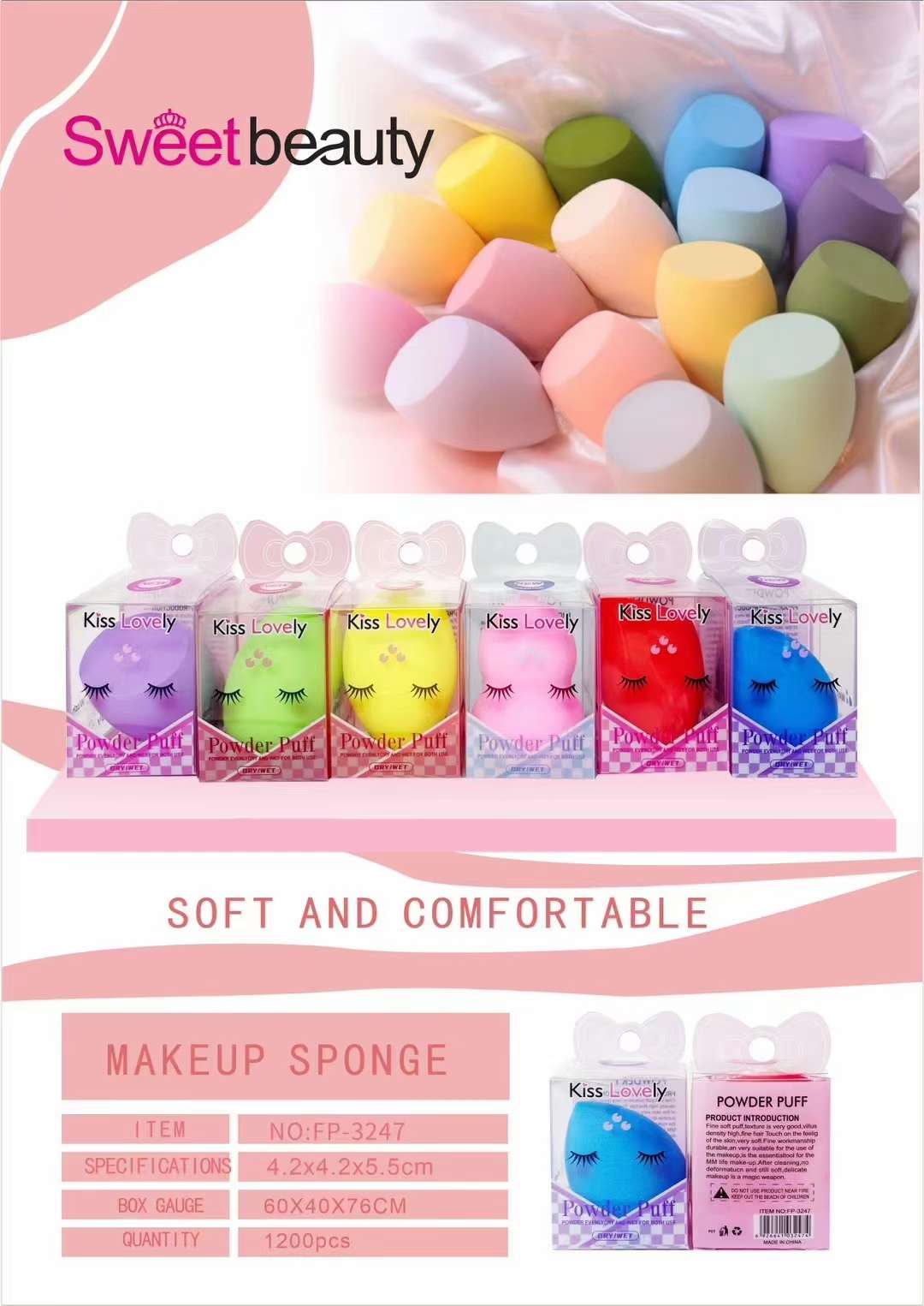Beauty Powder Puff 2-in-1 set Beauty skin care makeup essential tools to easily create flawless makeup beauty makeup new trends