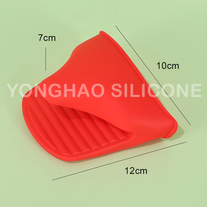 Heat Resistant Mini Oven Silicone Pinch Finger Oven Mitts白底实物图