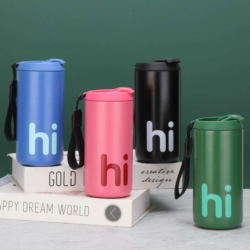 S98-YHSQ6024 Cross-border new stainless steel rope coffee insulated cup, outdoor portable cool insulated cup, stainless steel insulated cup, insulated cup, vacuum cup detail image 7