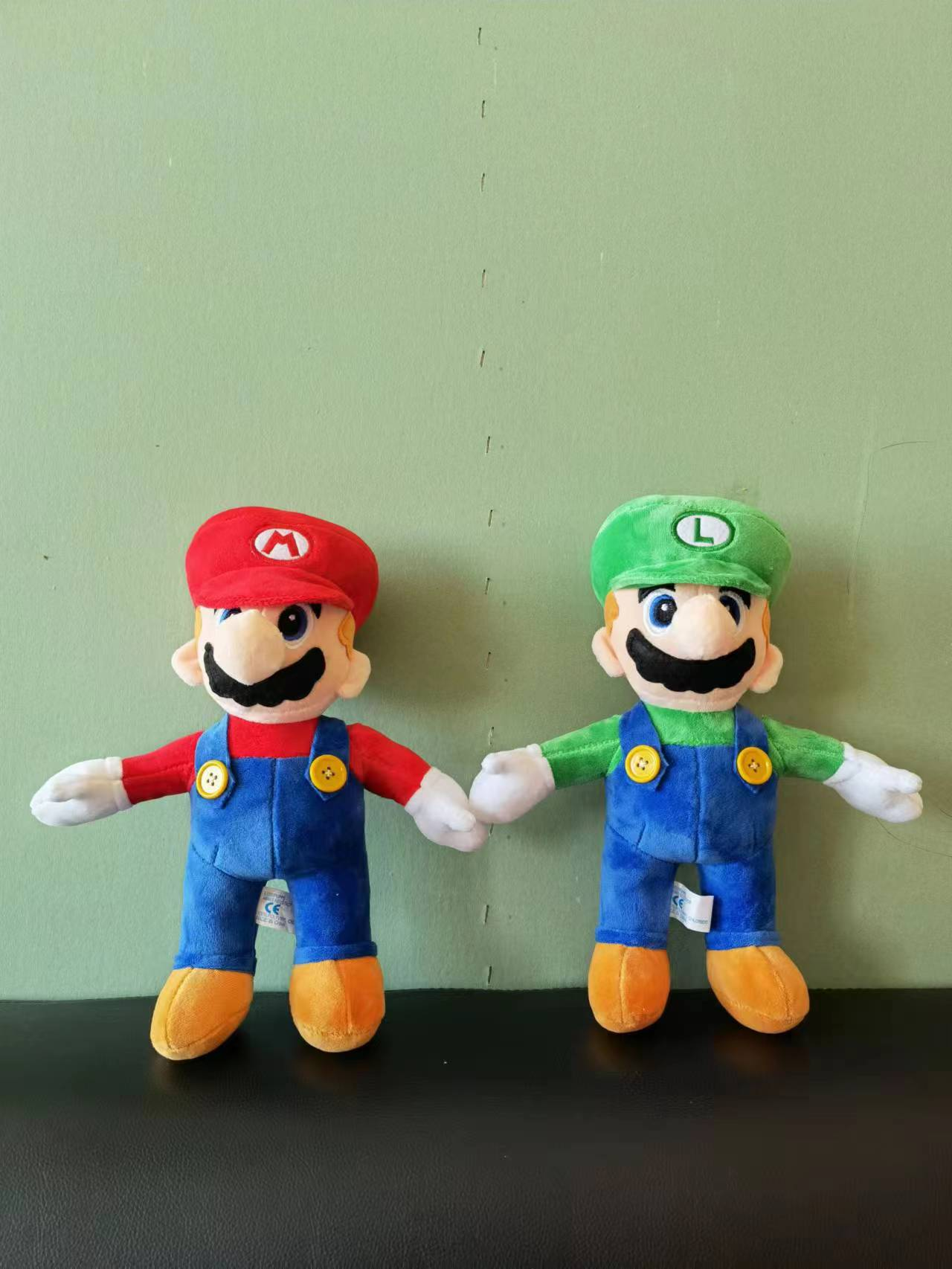 Wholesale of cartoon toys, Super Mario figurines, plush toys, foreign trade dolls, throw pillows and gifts for children