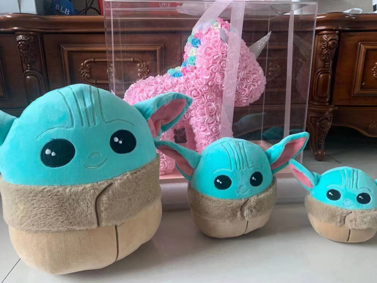 Cross-border new product: Amazon baby Yoda plush toy, Star Wars figurine, claw machine doll Item Picture