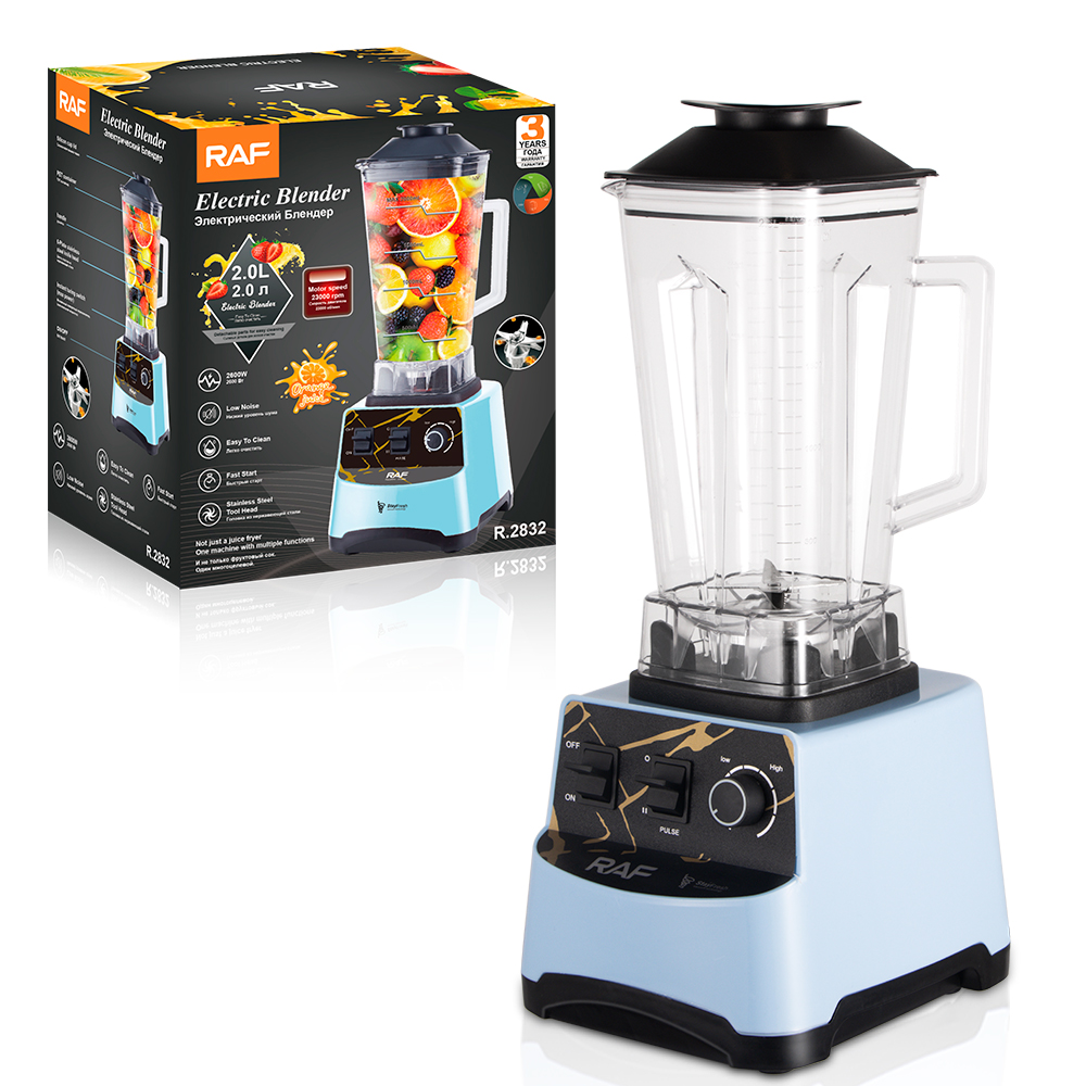 RAF European-style food processor 2.5L blender, fruit and vegetable juicer, household juicer, blender, Complementary food smoothie machine R.2832 details Picture