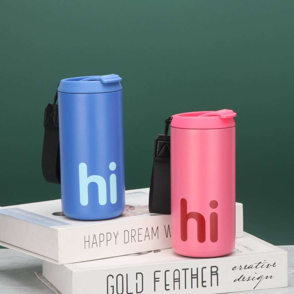 S98-YHSQ6024 Cross-border new stainless steel rope coffee insulated cup, outdoor portable cool insulated cup, stainless steel insulated cup, insulated cup, vacuum cup detail image 10