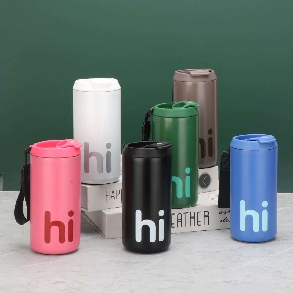 S98-YHSQ6024 Cross-border new stainless steel rope coffee insulated cup, outdoor portable cool insulated cup, stainless steel insulated cup, insulated cup, vacuum cup detail image 9