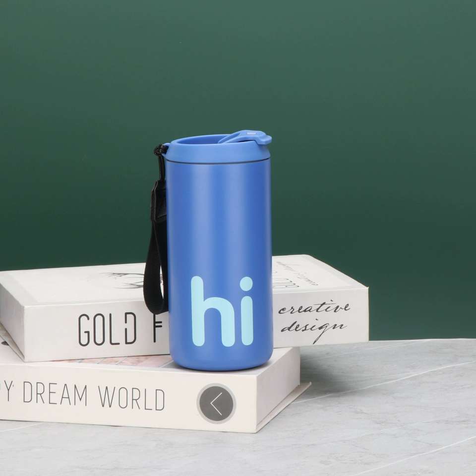 S98-YHSQ6024 Cross-border new stainless steel rope coffee insulated cup, outdoor portable cool insulated cup, stainless steel insulated cup, insulated cup, vacuum cup details Picture