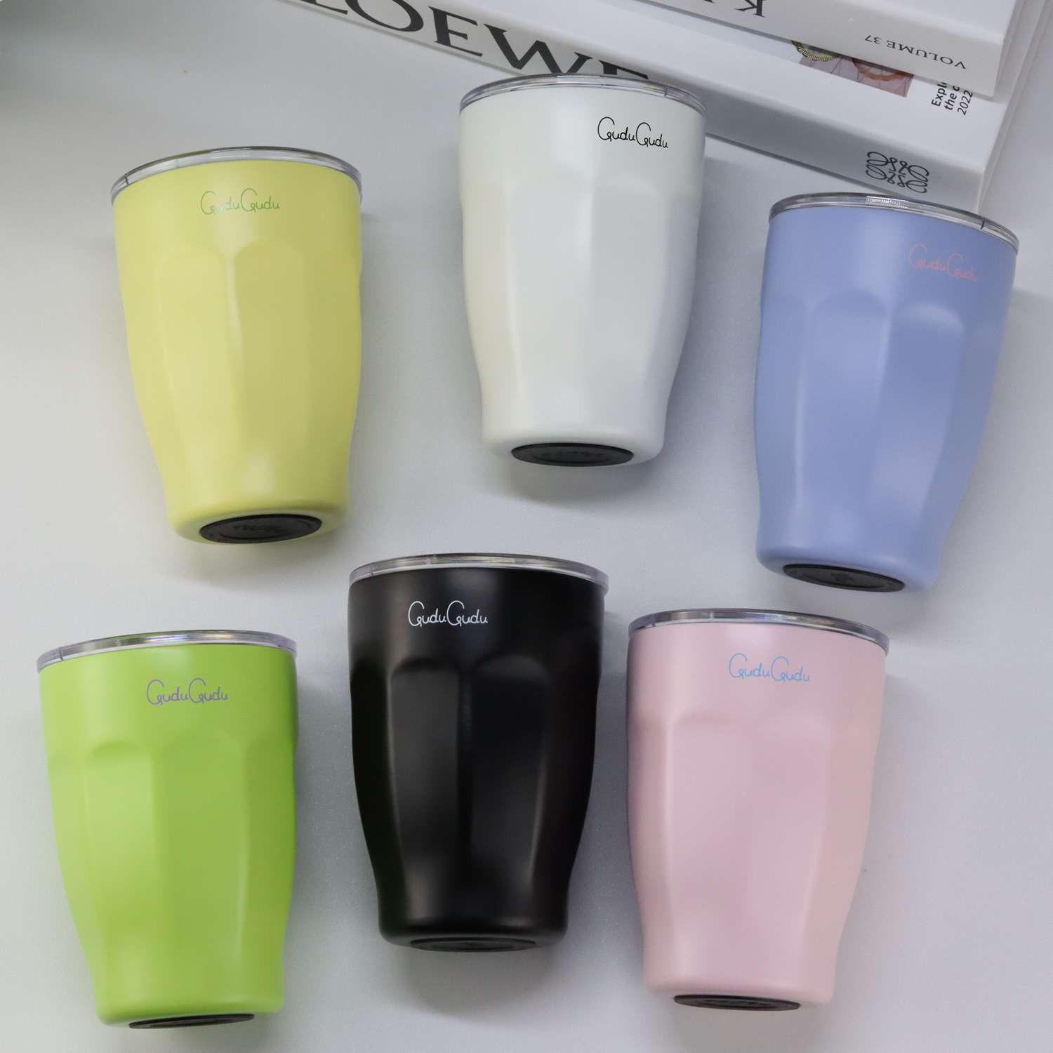 S98-YHSQ6025 Mini GUDU insulated cup, a fashionable and compact coffee cup, a cute portable car cup for ladies detail image 2