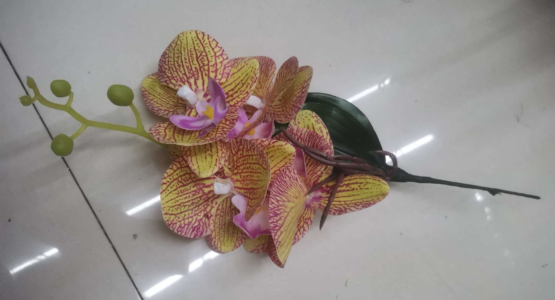 A new 3D Phalaenopsis flower bouquet for the Jiaju project hotel decoration, featuring artificial artificial flowers and high-quality simulation Application Scenario