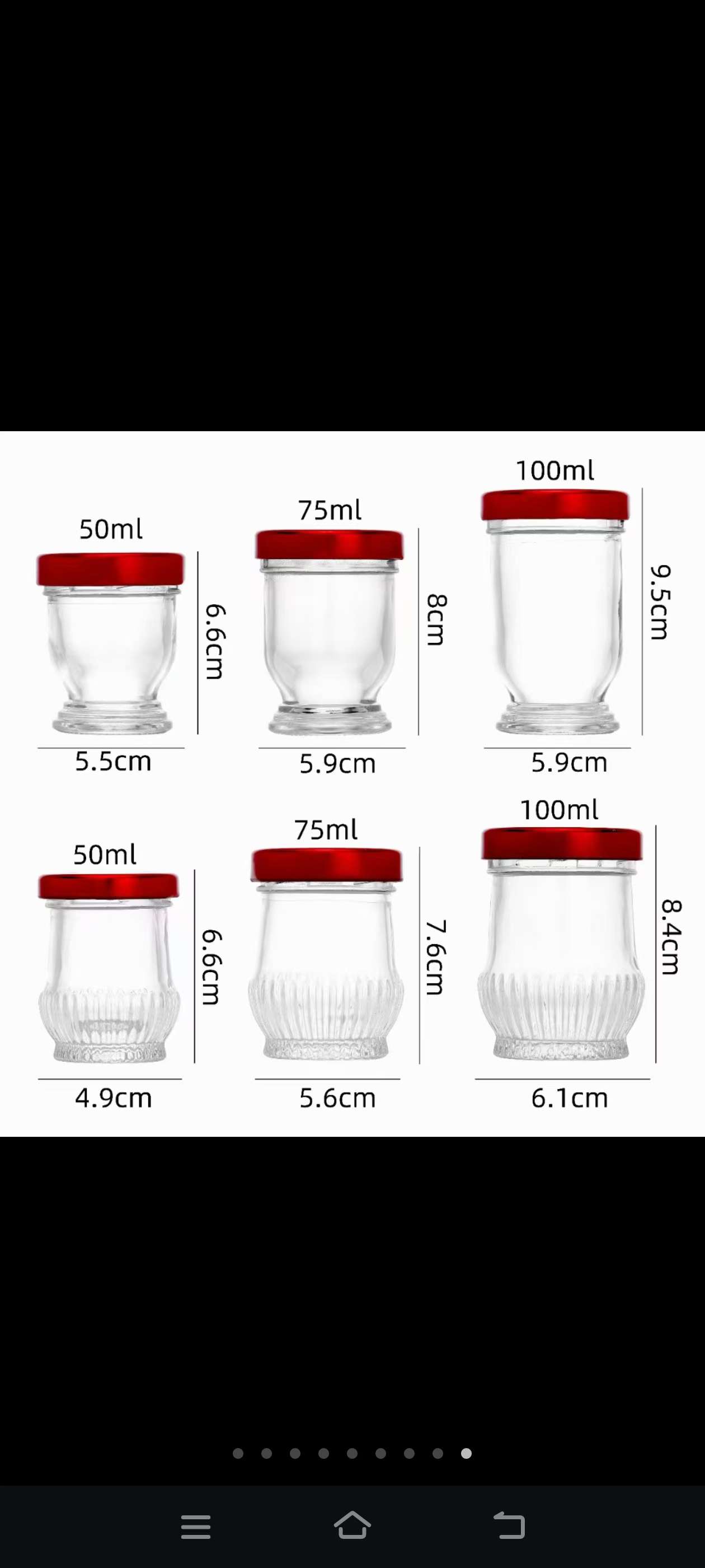 Glass jars, storage jars, pickled vegetable bottles, small glass bottles, small glass jars Application Scenario