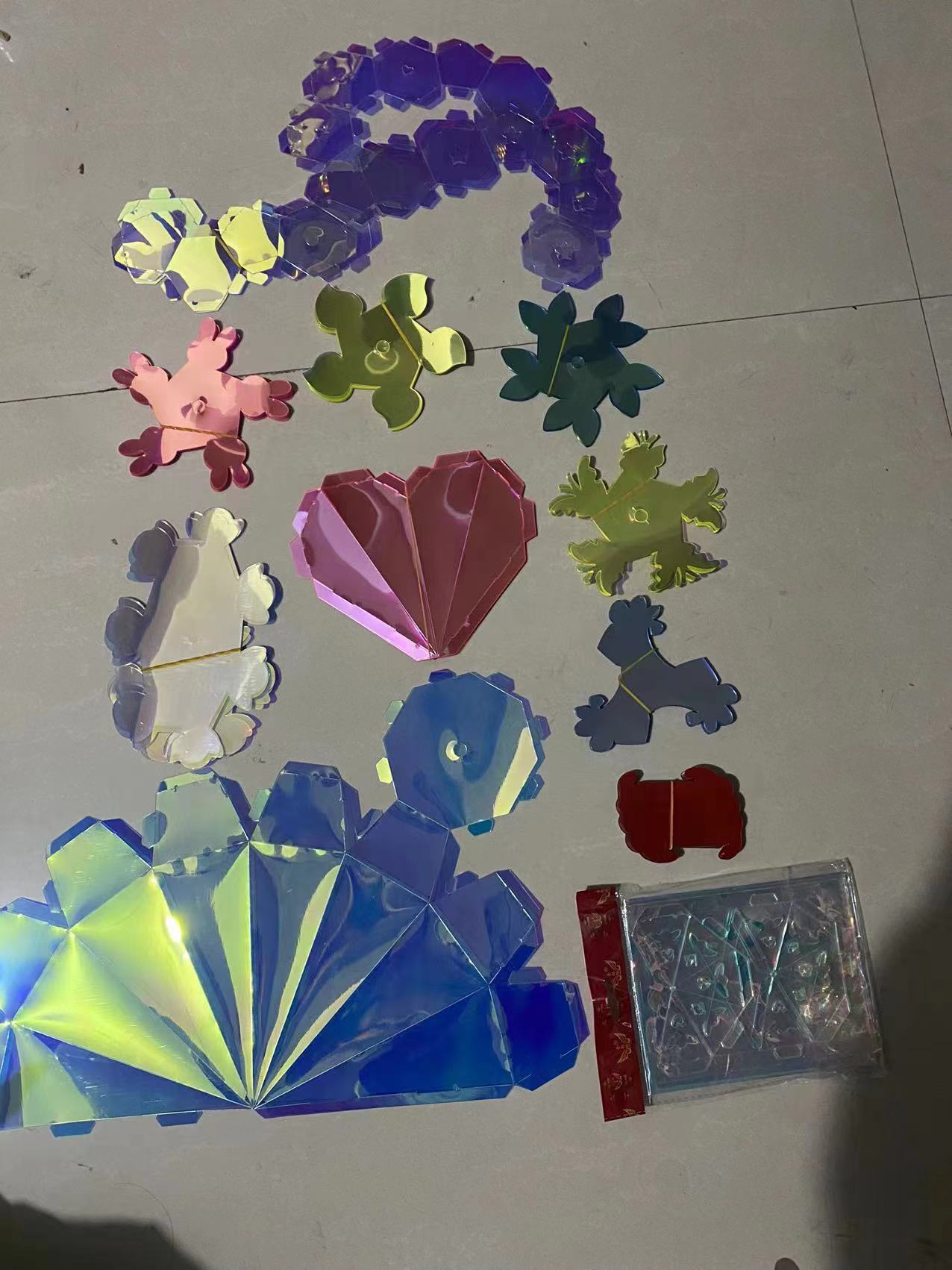 金翅膀儿童手工花灯炫彩灯笼diy手工课详情5