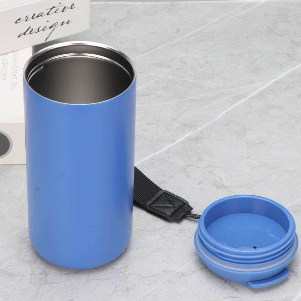 S98-YHSQ6024 Cross-border new stainless steel rope coffee insulated cup, outdoor portable cool insulated cup, stainless steel insulated cup, insulated cup, vacuum cup detail image 15