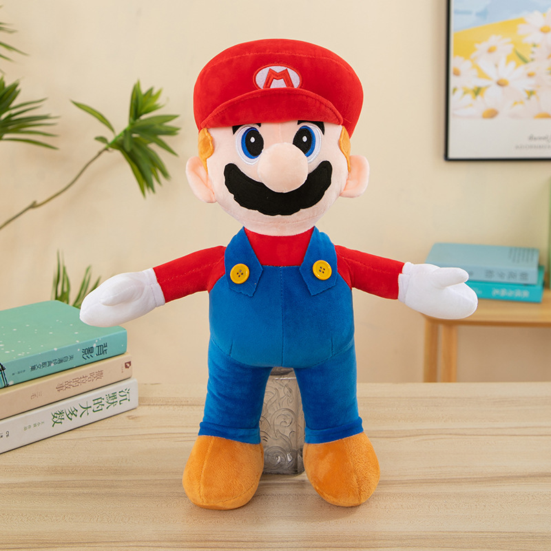 Wholesale of cartoon toys, Super Mario figurines, plush toys, foreign trade dolls, throw pillows and gifts for children Item Picture