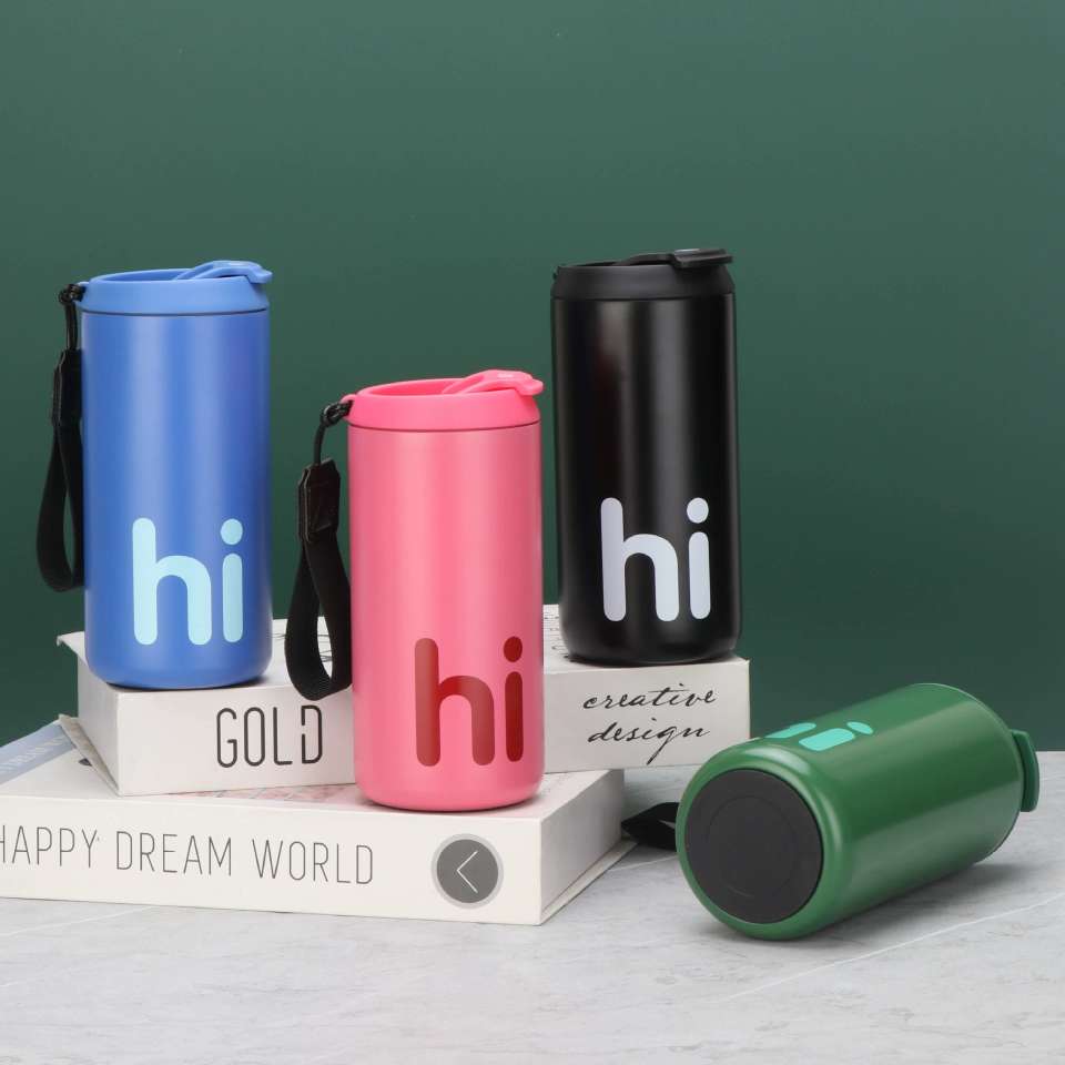 S98-YHSQ6024 Cross-border new stainless steel rope coffee insulated cup, outdoor portable cool insulated cup, stainless steel insulated cup, insulated cup, vacuum cup detail image 5