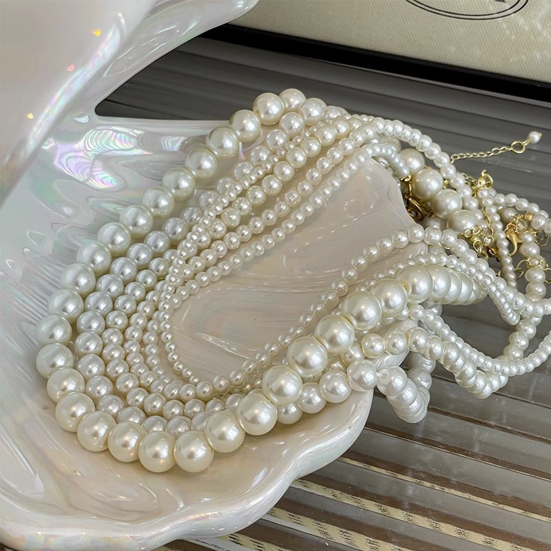 珍珠项链女短款 高级感饰品 优雅气质项饰 珍贵珍珠点缀 简约时尚颈饰