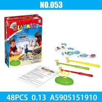 Cross-border selling puzzle board game Puzzle game Sound Double click Western Gamblo game Puzzle series Western Chicken turntable game with IC Bingo English puzzle card game English Scrabble puzzle board game