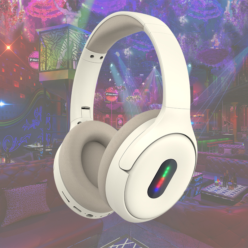 ST810无线头戴式蓝牙耳机RGB节奏灯发光LED灯学生耳麦重低音手机通用跨境热卖耳机工厂详情4