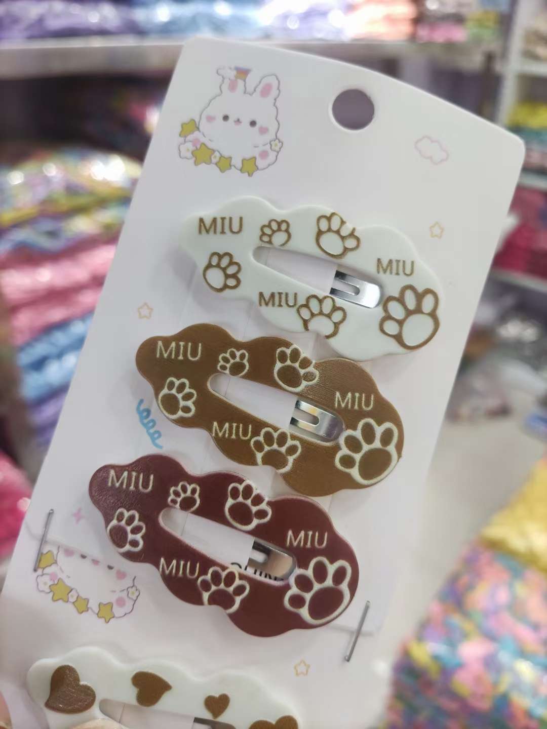亚克力桃心形状发夹DIY材料 半成品饰品配件 发饰头饰配件 透明爱心珠饰饰品 手工制作发饰材料包发夹diy材料