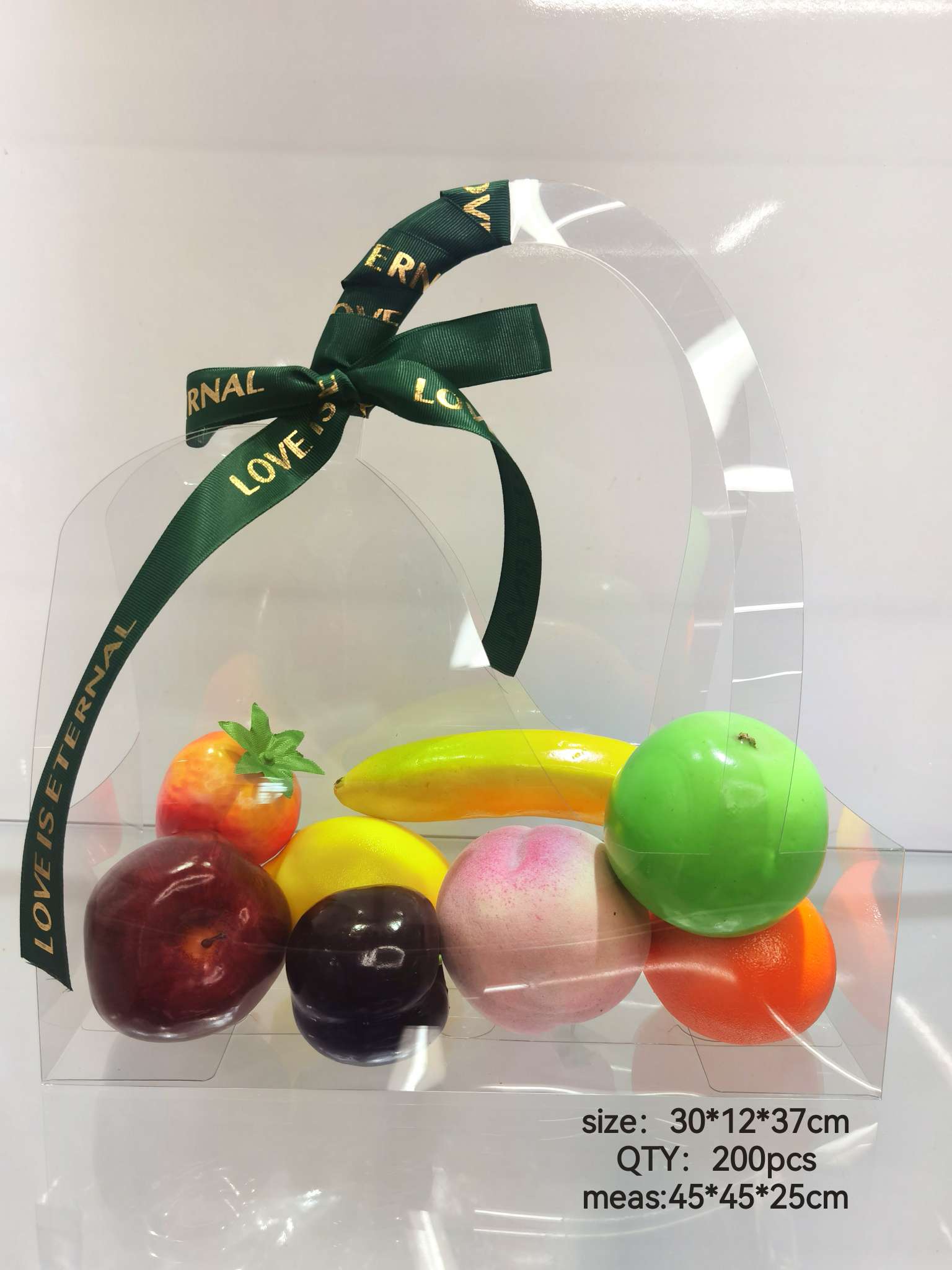 Transparent fruit and flower packaging bags, ins handbags, gift packaging bags, souvenir gift bags, D/Y handbags, eco-friendly packaging, handbags, plastic packaging bags, pvc handbags, PET bags, candy handbags Item Picture