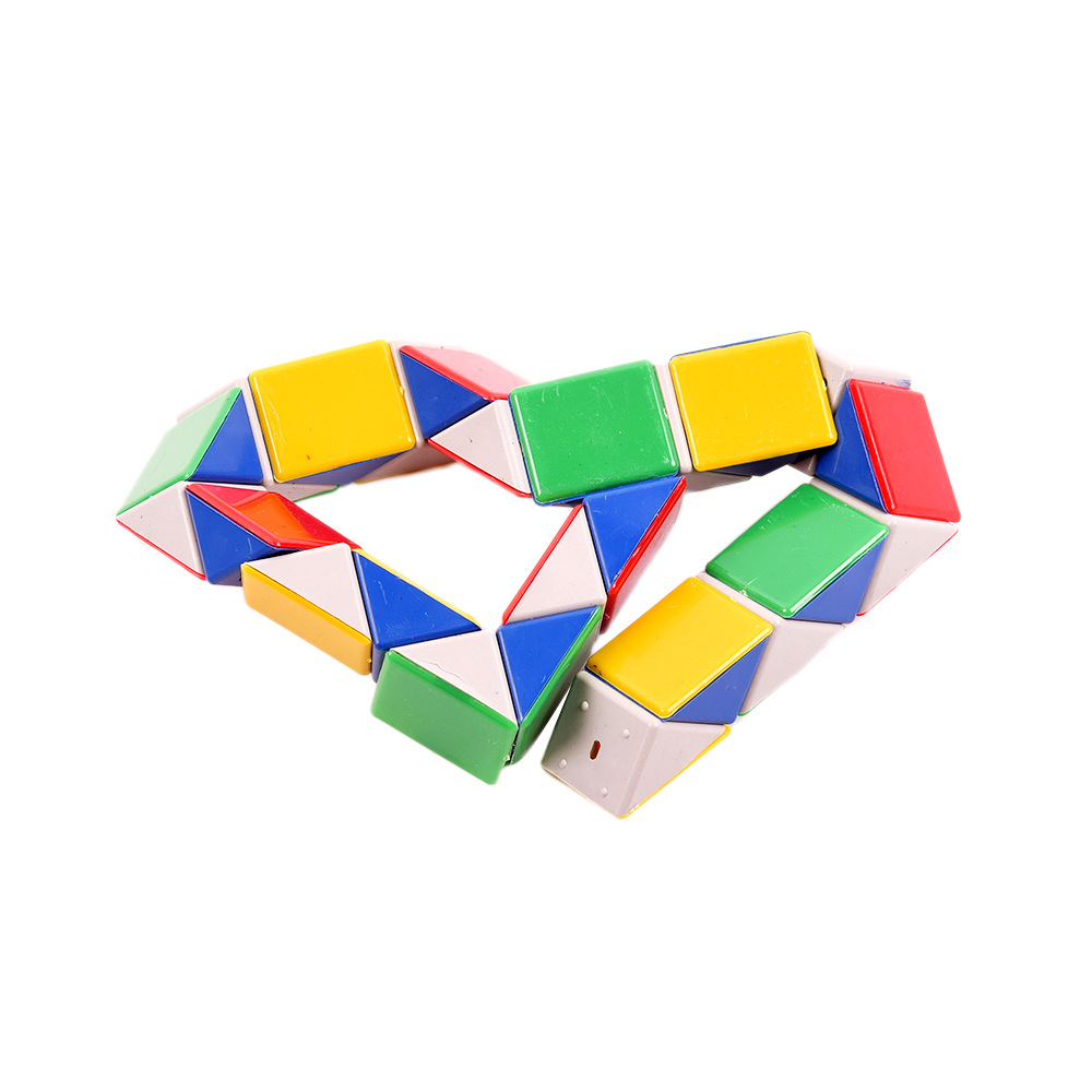 Creative and practical children's educational toys, 24-piece Rubik's Cube, versatile magic ruler, cheap wechat business ground promotion, small gift wholesale Specification image