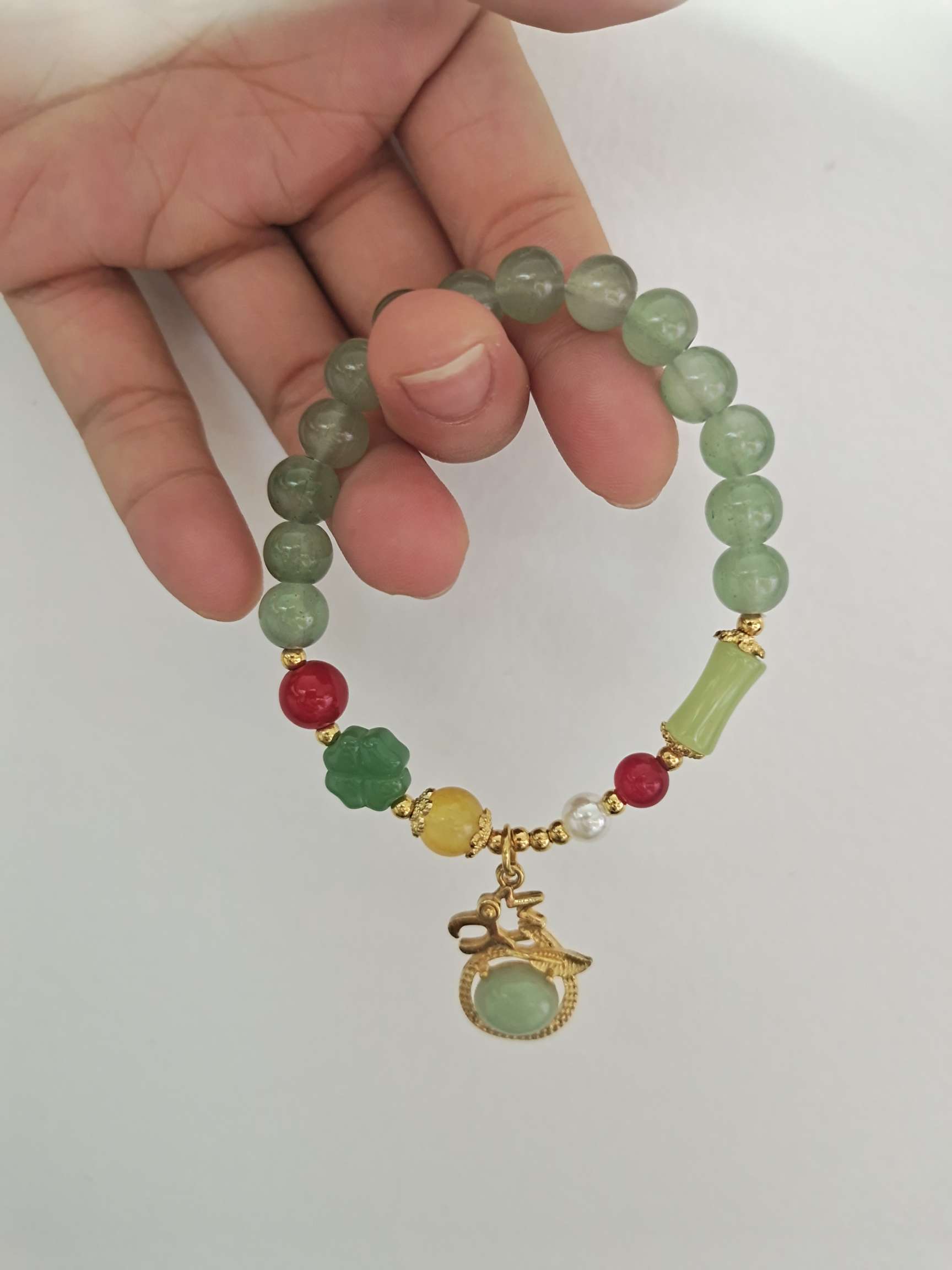 Imitación bodhi shiveni jugar a la cadena de mano modelo de mujer exquisita cadena de mano accesorios de moda budista bodhi cadena de mano para mujeres exclusivo Item Picture