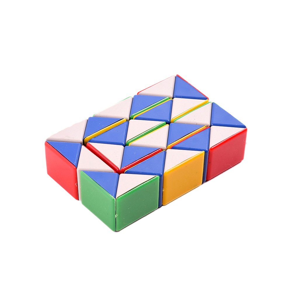 Creative and practical children's educational toys, 24-piece Rubik's Cube, versatile magic ruler, cheap wechat business ground promotion, small gift wholesale details Picture