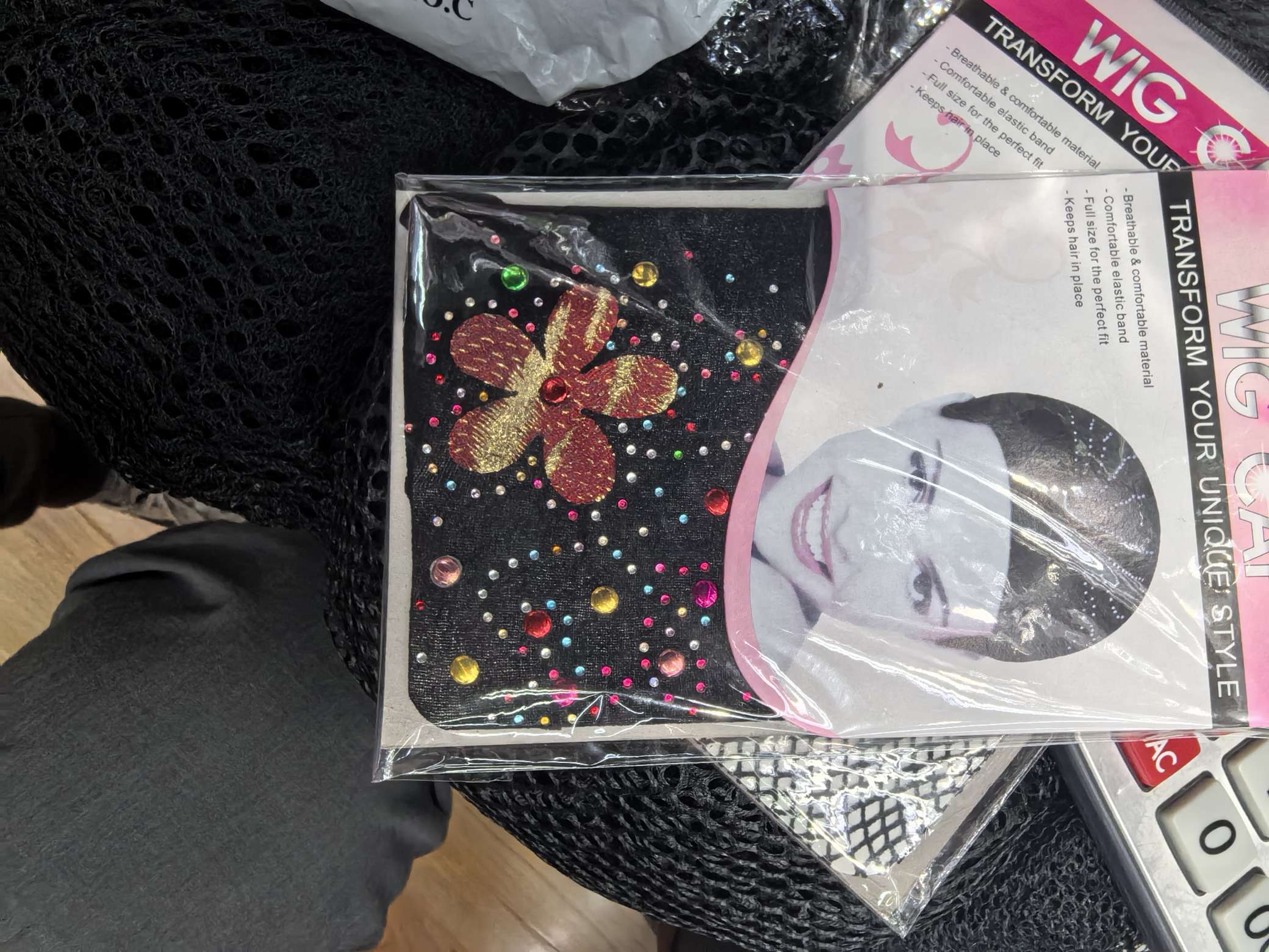 魔术无缝头巾欧美风格 麦杆草帽配饰 帽子一次性丁晴手套 头巾多功能户外防晒