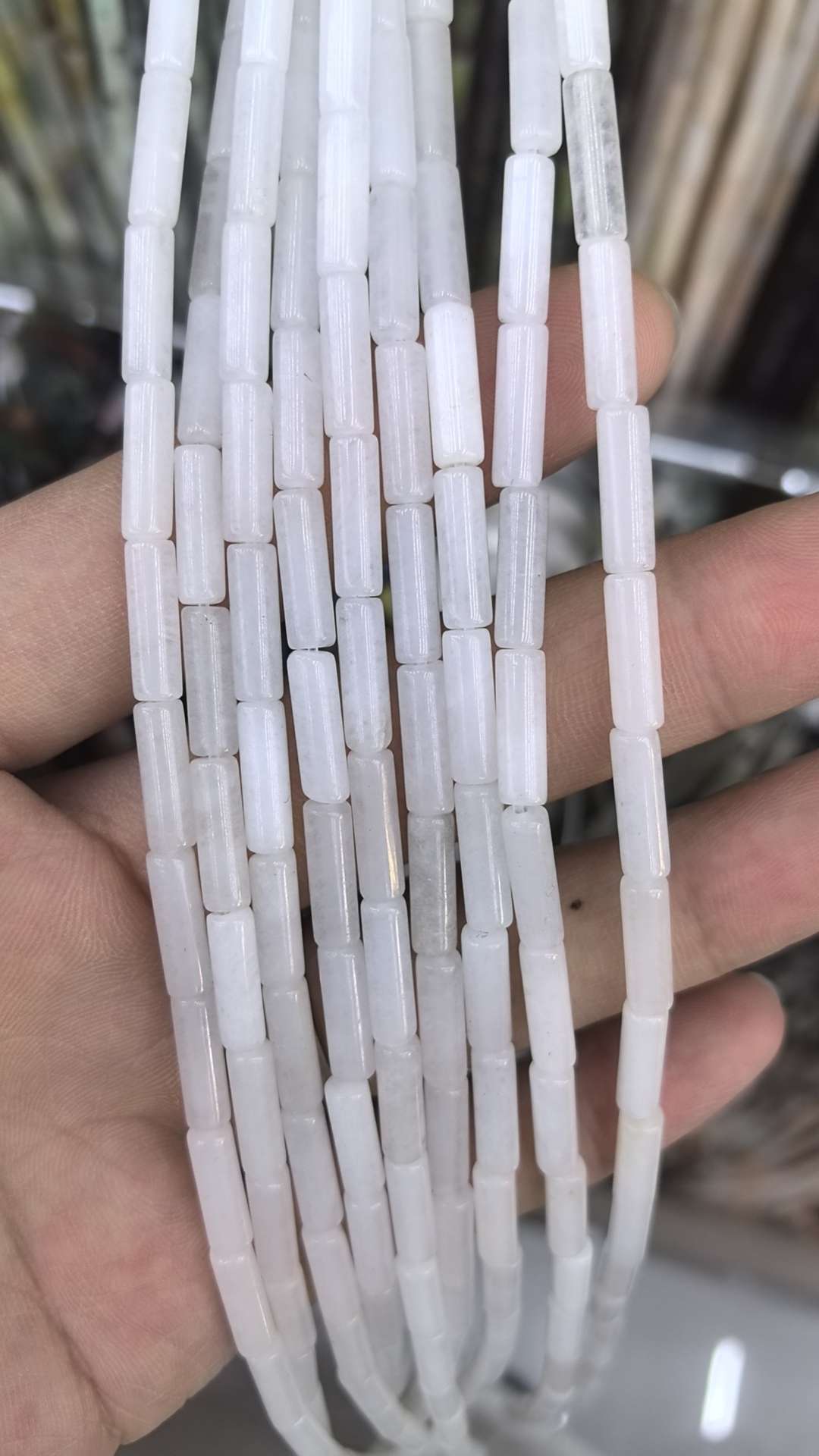 天然玉石4x13mm圆管珠子精雕细琢 高档珠宝饰品 独特设计 其他饰品 珍藏级饰品 高雅大气详情图9