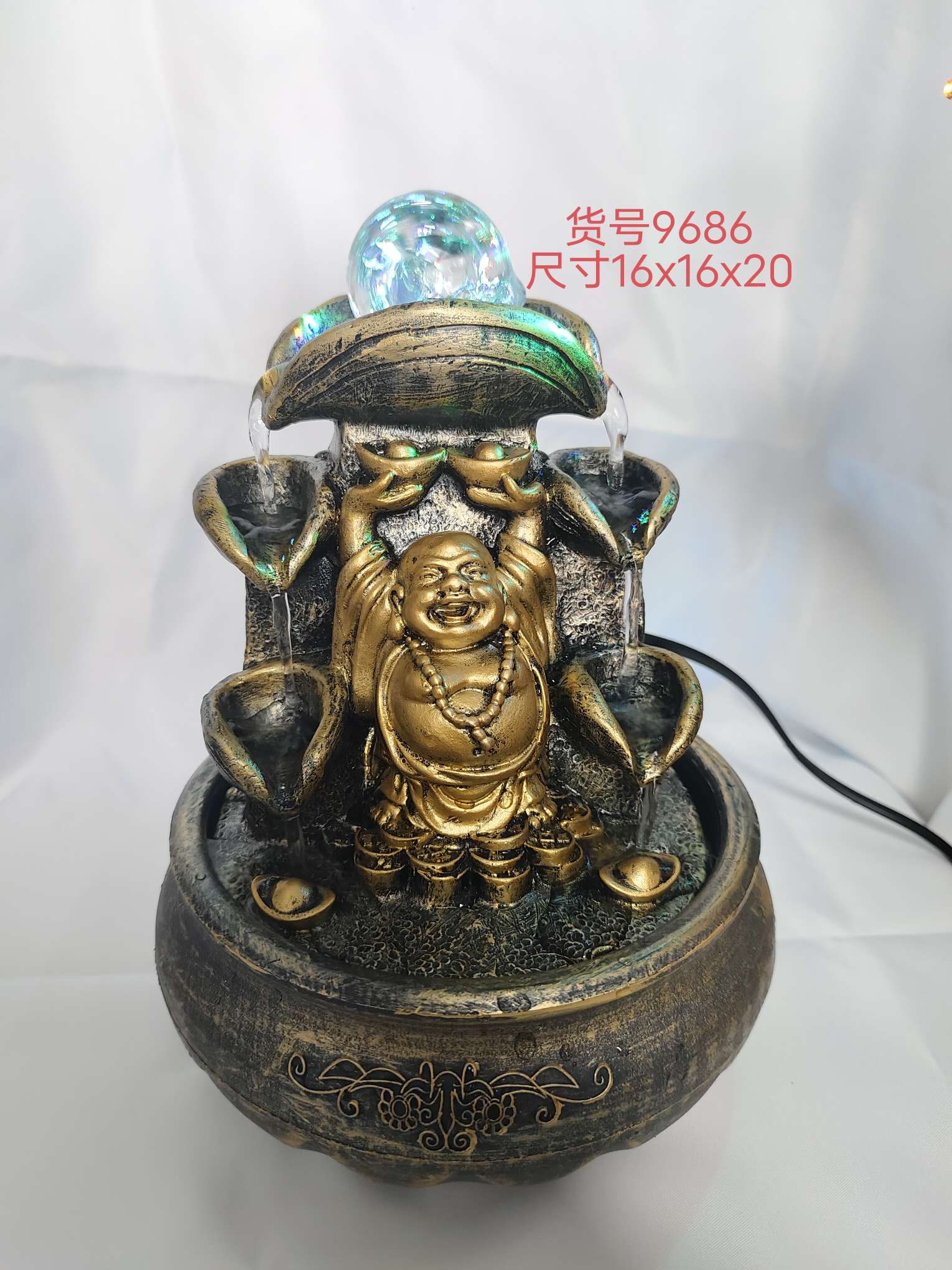 树脂工艺品   流水喷泉摆件   家居工艺摆件工艺品摆件详情图5