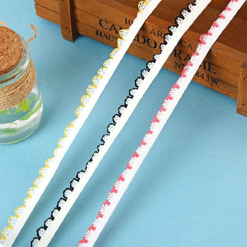 Fan Type Elastic Lace Underwear Underwear Special Manufacturers Direct Ribbon Headband Jewelry Nylon Lace Ribbon Application Scenario