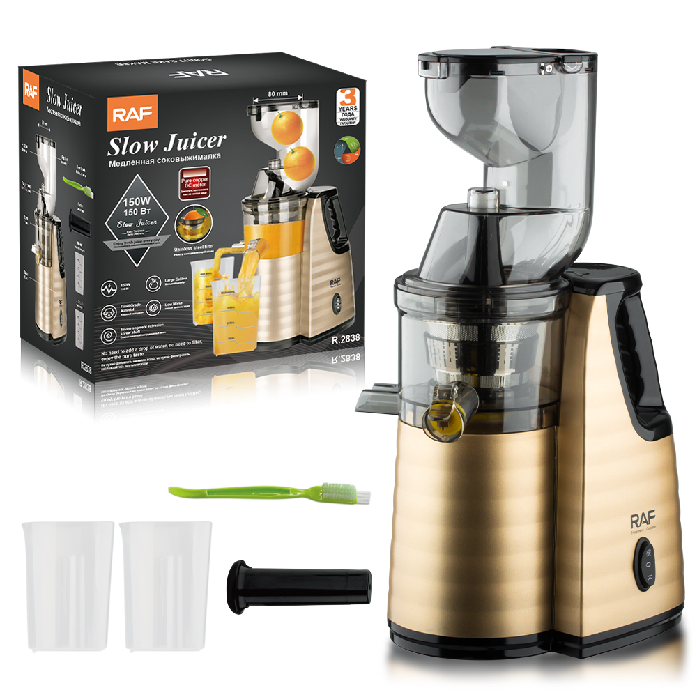 RAF European-standard cross-border multi-functional household centrifugal juicer, powered fruit and vegetable residue and juice separation and original juice processor details Picture