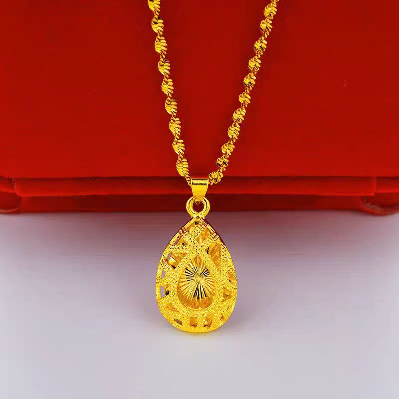 女士款仿沙金项链 新品爆款项链随机配送 时尚好看流行款项链 女士百搭款项链