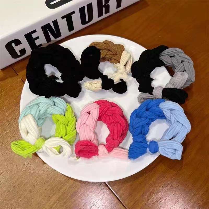 Best-selling knotted hair accessories, new colors are beautiful, dopamine hair accessories. detail image 7