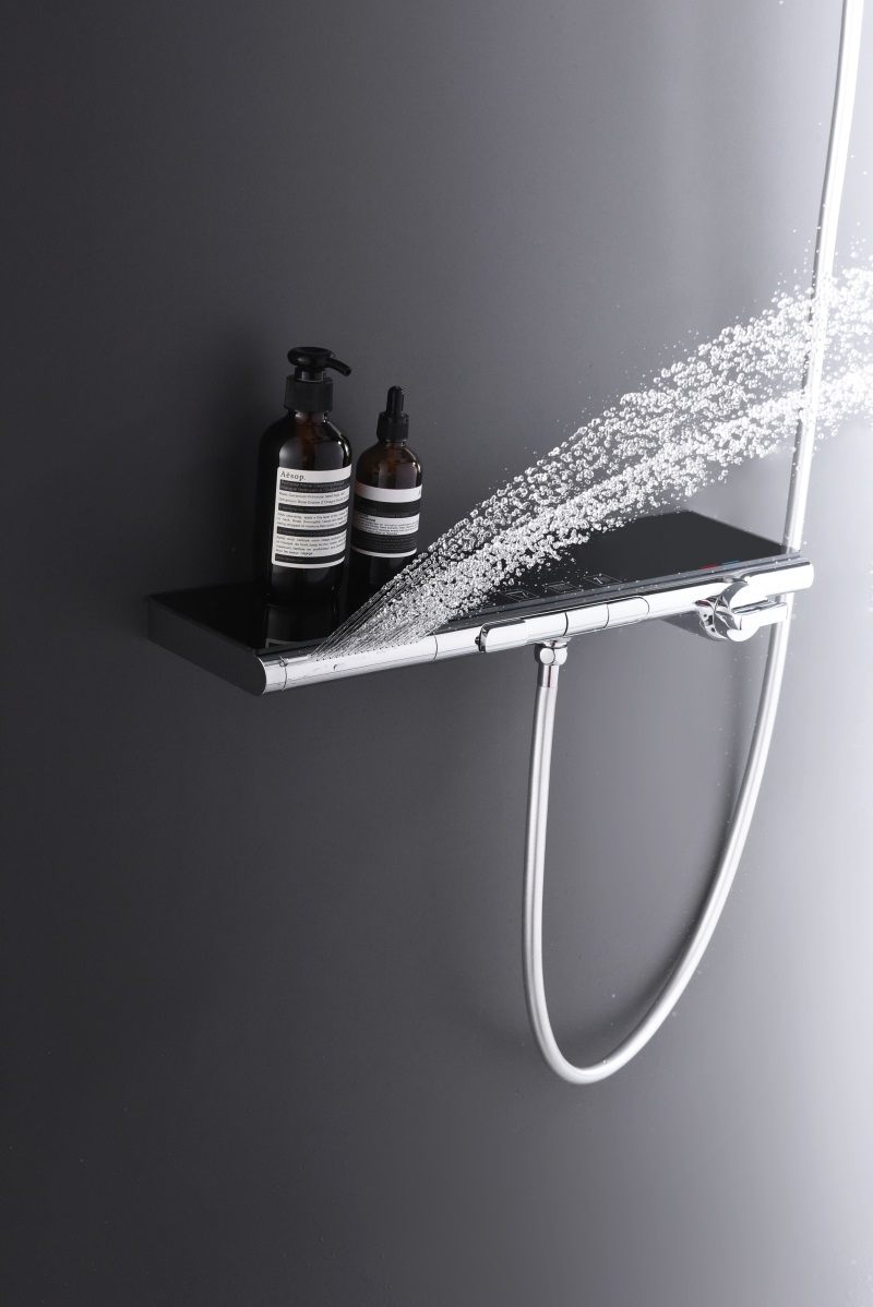 Firmer 2024 New Model Cold And Hot Water Copper Concealed Lift Showerhead Yln16026a Bathroom Shower Faucet Integrated Into The Wall Application Scenario