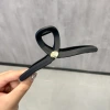 Extra-large black matte hairpin for women, 2024 new updo, shark hairpin, back of the head, hairpin headwear Item Picture