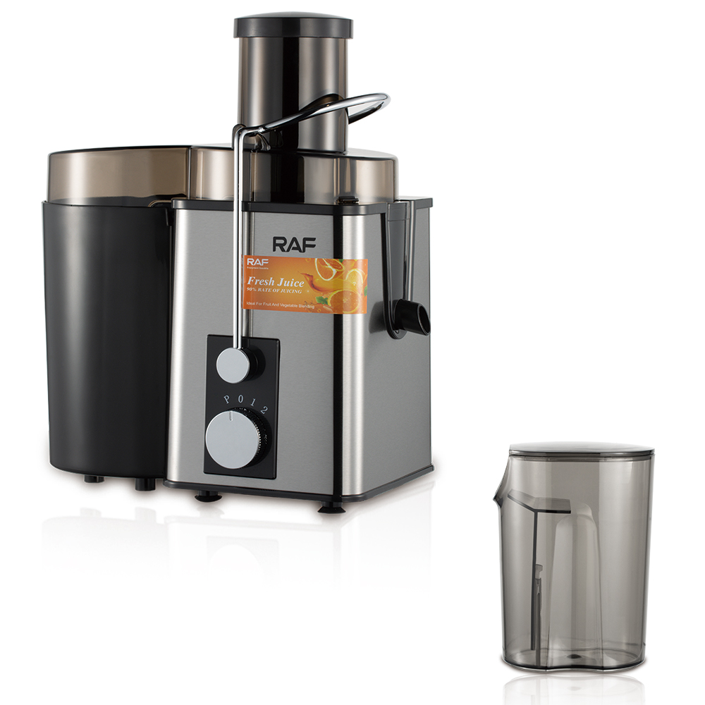 RAF European standard juicer, horizontal household fully automatic large-diameter juicer, residue and juice separation juicer Item Picture