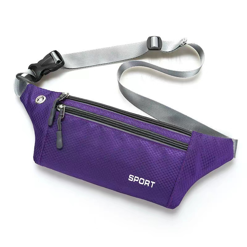Multi-functional waist bag for men and women's outdoor fitness and night running in leisure sports
