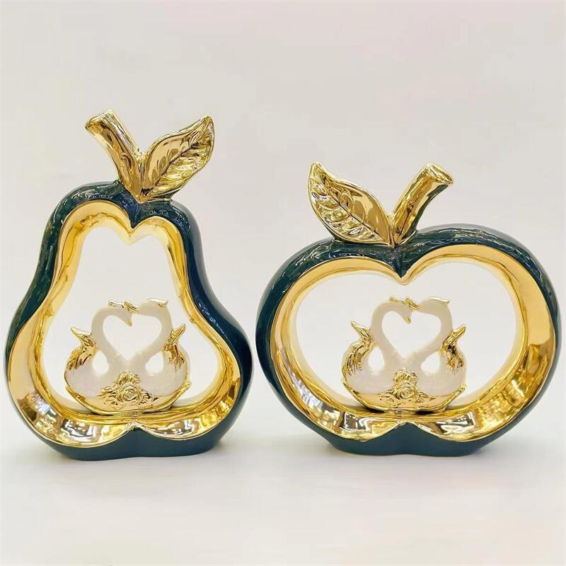 现代轻奢招财火旺摆件创意家居客厅电视柜酒柜玄关高档装饰工艺品金堡花瓶工艺摆件详情8